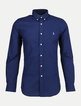 Polo Slim-Fit Hemd mit Stretch Blau L - Ralph Lauren - FashionsVida