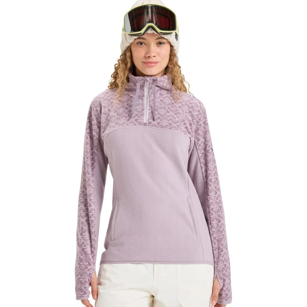 Camiseta de mujer Sayna Half Zip - Roxy - FashionsVida