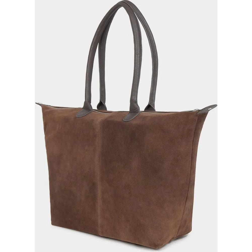 Bolso shopper de mujer de piel - Brownie - FashionsVida