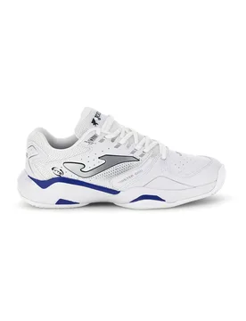 Scarpe da paddle tennis bianco con inserti blu traspiranti Master 1000 2642 44 - Joma - FashionsVida