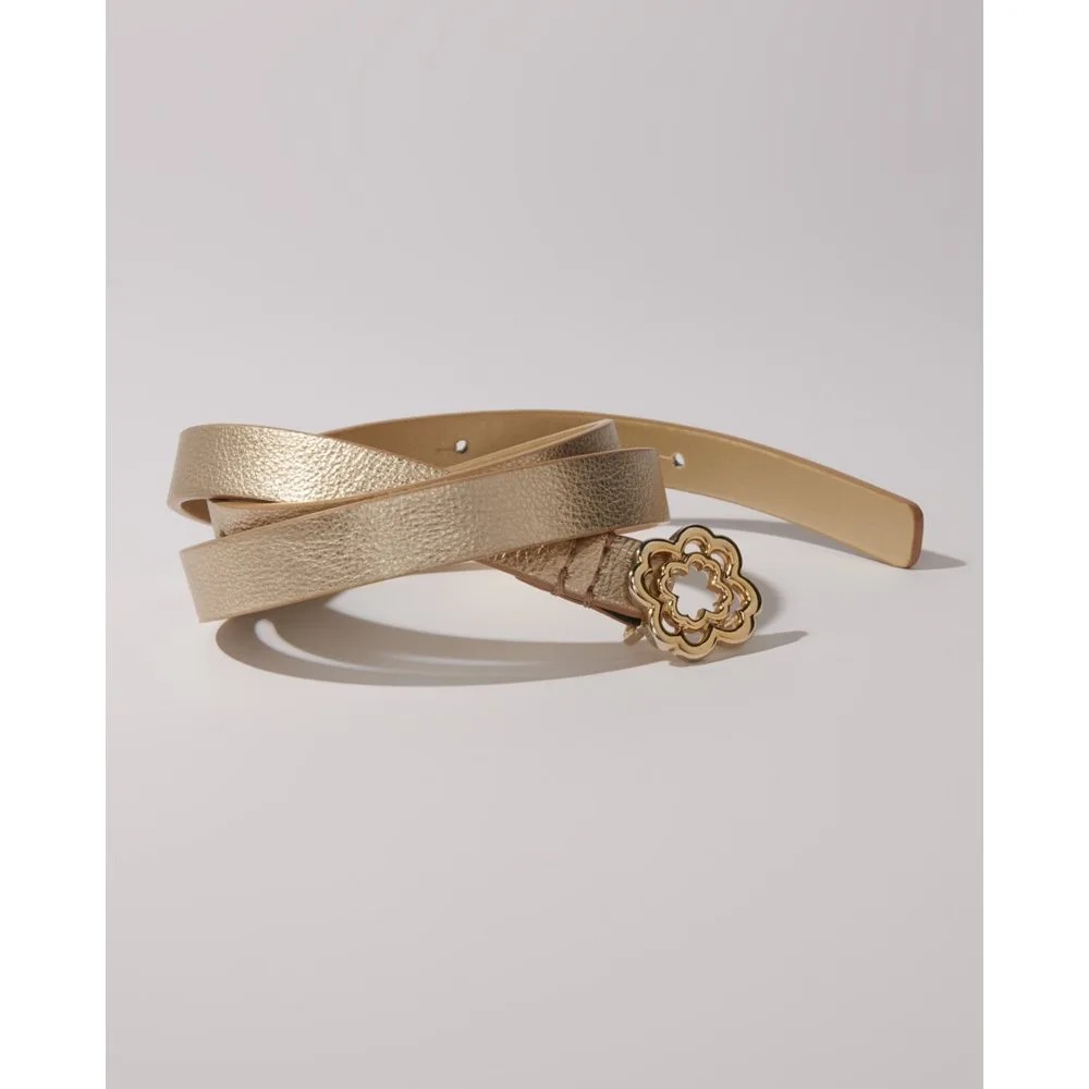 Cinturón de mujer fino con hebilla Clover - Maje - FashionsVida