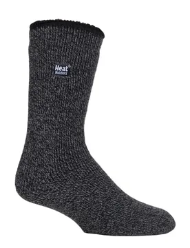 Mens Knee High Merino Wool Socks - - Size: L - Heat Holders - FashionsVida