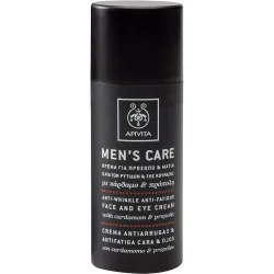 Crema Antiarrugas & Antifatiga facial-ojos con Cardomomo & Propóleo Men's Care