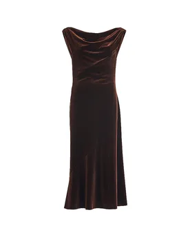 Swing Robe de soirée marron 34 - Swing - FashionsVida