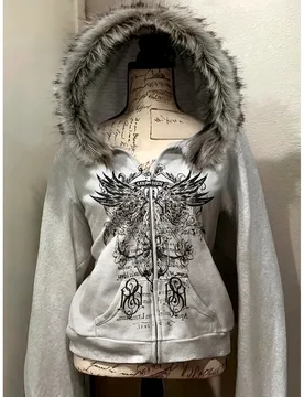 Chaqueta de sudadera corta popular para mujer L - Shein - FashionsVida