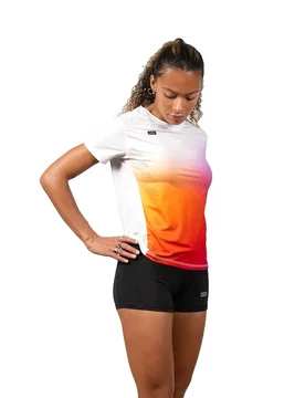 K Running Maglietta A Maniche Corte Chroma White XS - 42K Running - FashionsVida