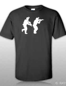 Pair of Special Forces Operator Silhouette T Shirt. New 100% Cotton Short Sleeve O-Neck T-shirt Casual Clothing Mens Top - Aliexpress - FashionsVida