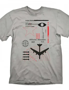 T-shirt Manches Courtes Radar De La Guerre Froide Sous Blister Call Of Duty Grey XL unisex - Dpi - FashionsVida