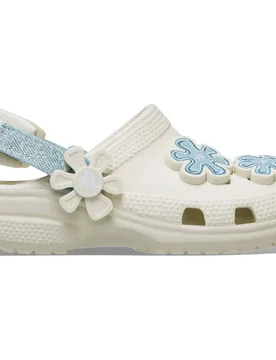 Zuecos de bebés Classic Dnm Flwr Adj Backstrap Clog T - Crocs - FashionsVida