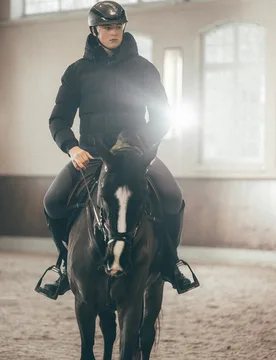 Herren Steppjacke QUILTED JACKET black 50 - Pikeur - FashionsVida