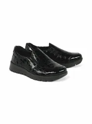 Hallux-Slipper Extraweit - Schwarz-Kroko - female - Size: 40