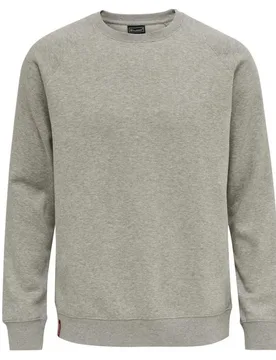 Sweat-shirt Red Classic Grey Melange XL - Hummel - FashionsVida