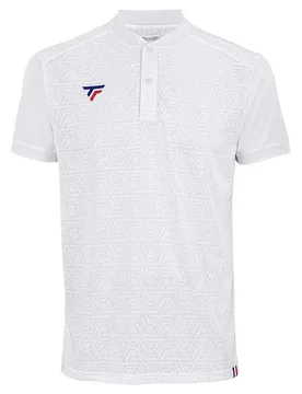 Team Mesh Short Sleeve Polo White S - Tecnifibre - FashionsVida