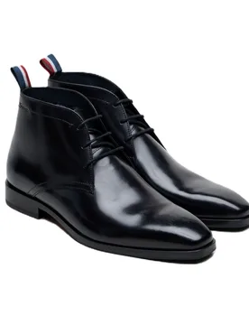 London Brush Off Leather Mens Black Boots - Size Uk 11 - Ben sherman - FashionsVida