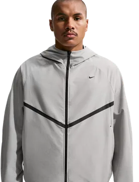 Tech Men Hoodies - Grey - Size XXL - Poly Woven - Grey - Size: 2X-Large - Nike - FashionsVida