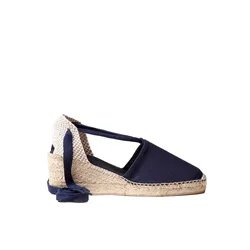 Espadrillas Con Zeppa Valencia Navy EU 44