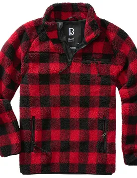 Giacca Teddy Troyer Red / Black 2XL - Brandit - FashionsVida