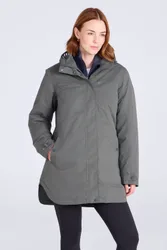 Riviera Womens Waterproof Padded Jacket - Green - Green - Size: 12