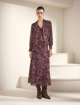 Falda animal print con lurex - Woman El Corte Inglés - FashionsVida