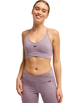 Sujetador deportivo de baja sujeción de mujer Rise & Vibe Crossed - Roxy - FashionsVida