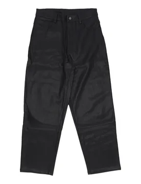 Pantalone Lungo Uomo Faux Leather Casper Pant Black - Wasted Paris - FashionsVida