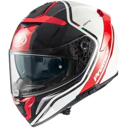 Casco Moto Integrale DEVIL PH2 Bianco Rosso taglia M