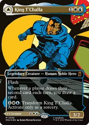 King T'Challa // Black Panther, Hope Enduring (Classic Comic Foil) Marvel Super Heroes