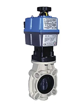 Ø125-140 Pvc-u Butterfly Valve Industrial O-rings Epdm Ellectrically Actuated Ac/dc 24-240v Grey One Size unisex - Cepex - FashionsVida
