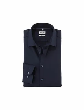 Hemd Body Fit dunkelblau 46 Herren - OLYMP LEVEL FIVE - FashionsVida