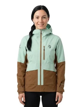 Veste Vertic Gore-tex® 2l Fresh Green / Bread Brown S - Scott - FashionsVida