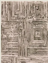Kuza Portrait Woven Rug Green