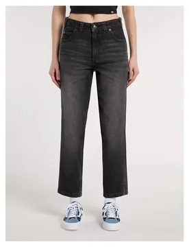 Jeans Ellendale Black Wash Faded 28 - Dickies - FashionsVida
