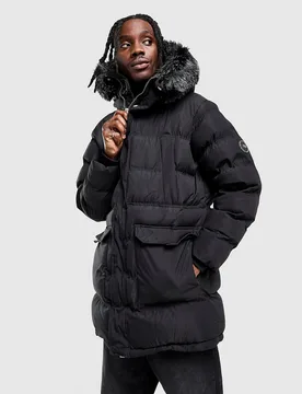Command Longline Parka Jacke - Herren, Schwarz - male - Size: XS - Supply & Demand - FashionsVida