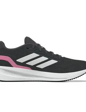 Runfalcon 5 Running Shoes Grey Six / Cloud White / Bliss Pink UK 5 Women - Adidas - FashionsVida