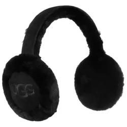 Classic Sheepskin Ear Warmers by - black - Female - Size: One Size