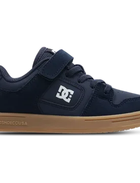 DC Sneakers Manteca Toddler Trainers - Blue - Size 11 - Leather - Blue - Size: 11 - Dc shoes - FashionsVida