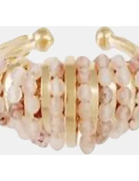 Anillo Maranza con piedras y bañado en oro - GAS Bijoux - FashionsVida