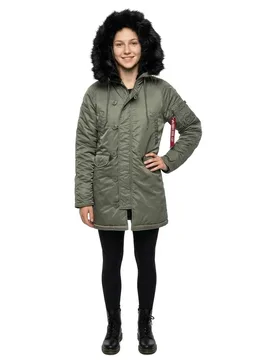 Industries Giacca N3b Vf 59 Green M - ALPHA - FashionsVida