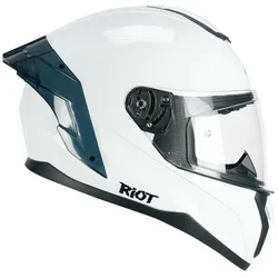 Casco Moto Integrale 330A RIOT MONO Bianco taglia 2XL