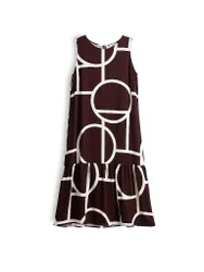Midikleid WICY ATELIER dunkelrot 40 Damen