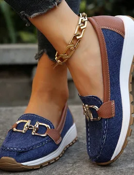 Zapatos de verano con diseño hueco nuevo estilo para mujeres de mediana edad y mayores, zapatos para mamá, zapatos de mujer, mocasines de conducir, - Shein - FashionsVida