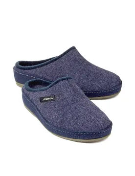 Wollfilz-Pantolette - Marine - male - Size: 43 - Avena - FashionsVida