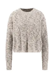 PULLOVER O-NECK WOOL MIX STRUCTURE female