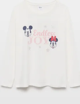 Camiseta de mujer Mickey & Minnie - Easy Wear - FashionsVida