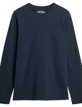 T-shirt à Manches Longues Classic Essential Eclipse Navy S - Superdry - FashionsVida