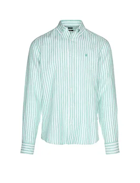 Leinenhemd H-LIAM grün L herren - BOSS - FashionsVida