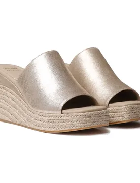 Pons Sandales Compensées En Sparte Marlene Champagne EU 38 - Toni - FashionsVida