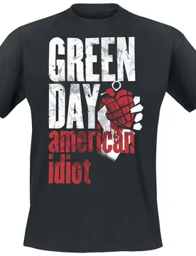 T-Shirt - Smoke Screen - M bis XXL - für Männer - Größe XXL - schwarz - Lizenziertes Merchandise! - Männer - male - Green Day - FashionsVida