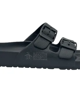 Eden Mens Black Sandals - Size Uk 10 - Penguin - FashionsVida