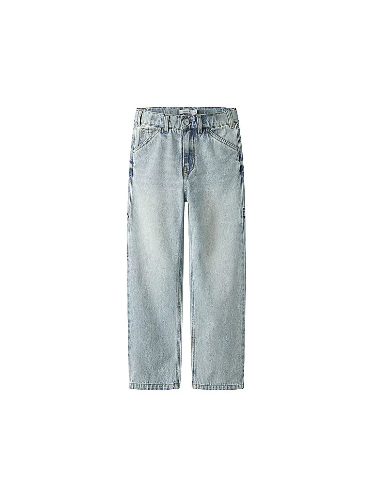 Jeans regular fit da ragazzo NKMRYAN azzurro 140 - Name it - FashionsVida